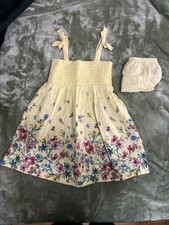 Baby Gap 3T yellow flowery dress. Only been worn once for pictures.