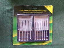 11-Piece Precision Screwdriver Set for Electronics/Eyeglasse Repair and Home Use