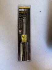 	Klein Tools 32477 Multi-Bit Screwdriver / Nut Driver 10-in-1 Phillips Slotted	
