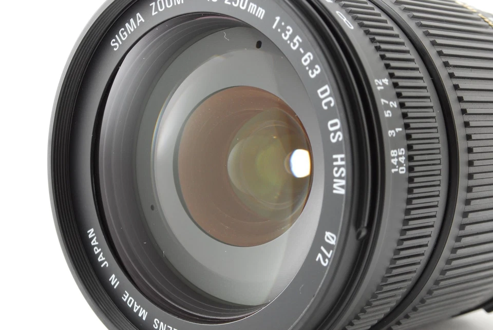 [MINT w/Hood] Sigma 18-250mm f/3.5-6.3 OS HSM DC Lens For Canon From JAPAN - Image 4 of 4