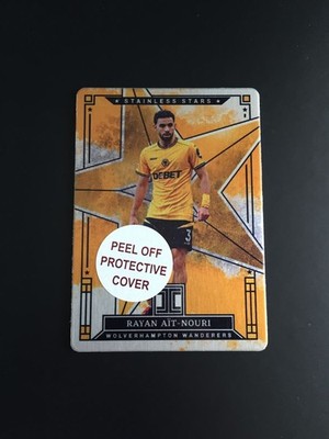 2025 Panini Impeccable Rayan Ait-Nouri Stainless Stars Gold 9/10 Manchester City