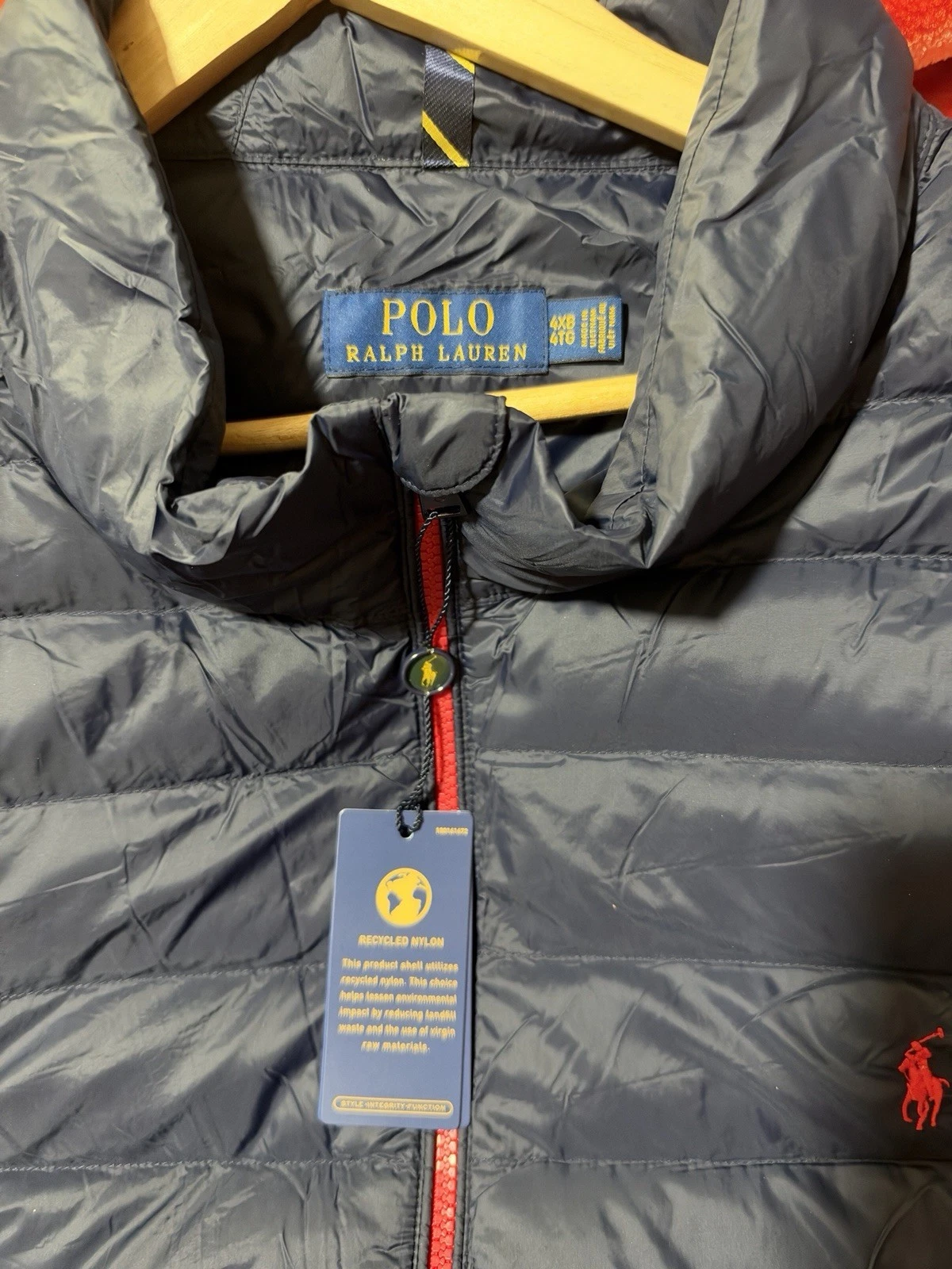 Polo Ralph Lauren Men’s The Colden Packable Jacket Blue Size 4XL Big and Tall - product detail image 5