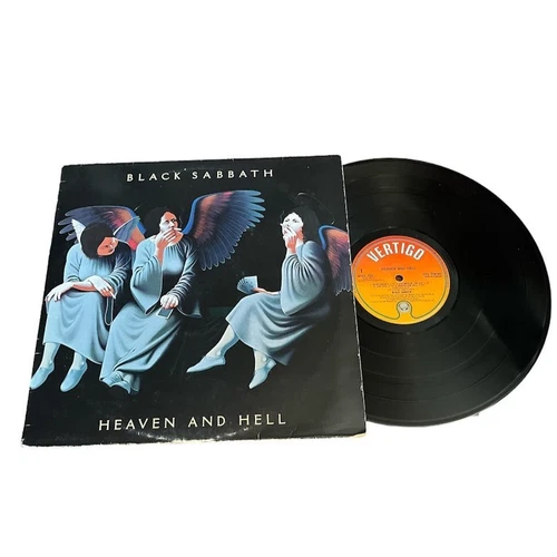 BLACK SABBATH HEAVEN AND HELL Vinyl LP 9102 752 UK 1ST PRESS 1980 VG+/VG-