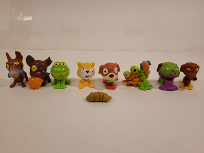 The Ugglys Pet Shop Figures Lot of 8 figures + 1 gross accessory! Squishy minis