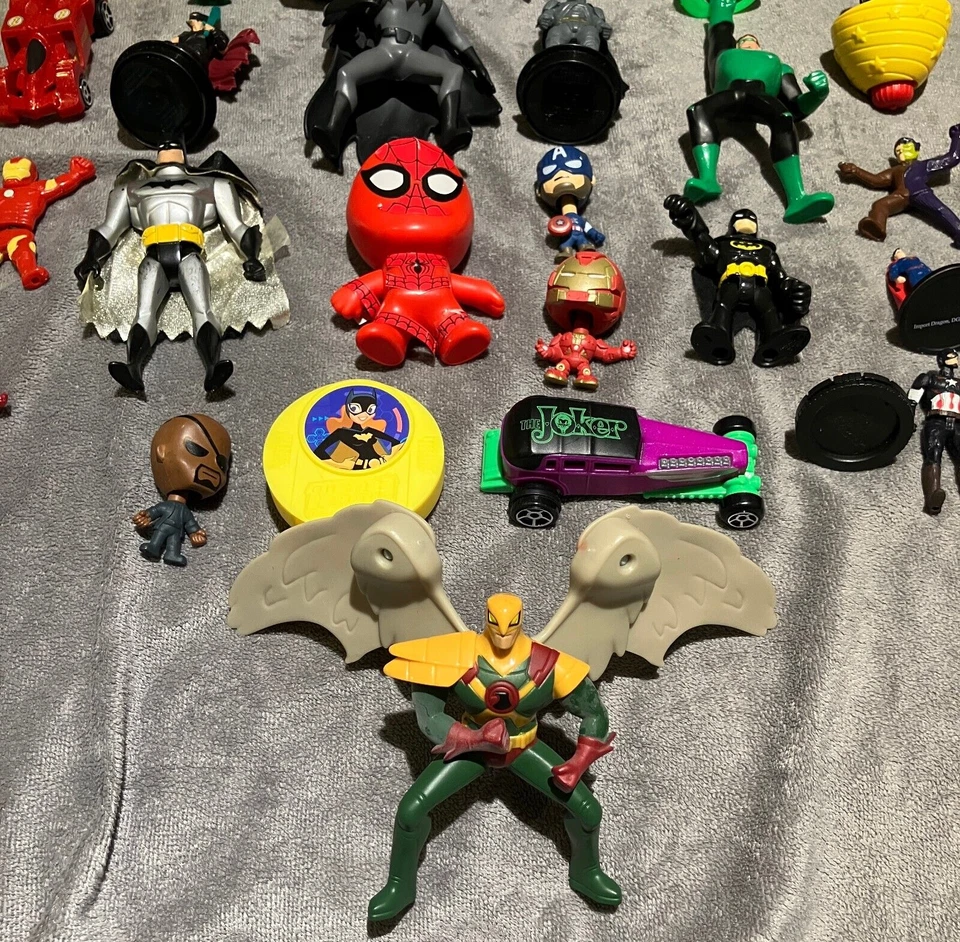Superhero DC Marvel Toys Lot Superman Batman Spiderman Iron Man Captain America - Image 4 of 4