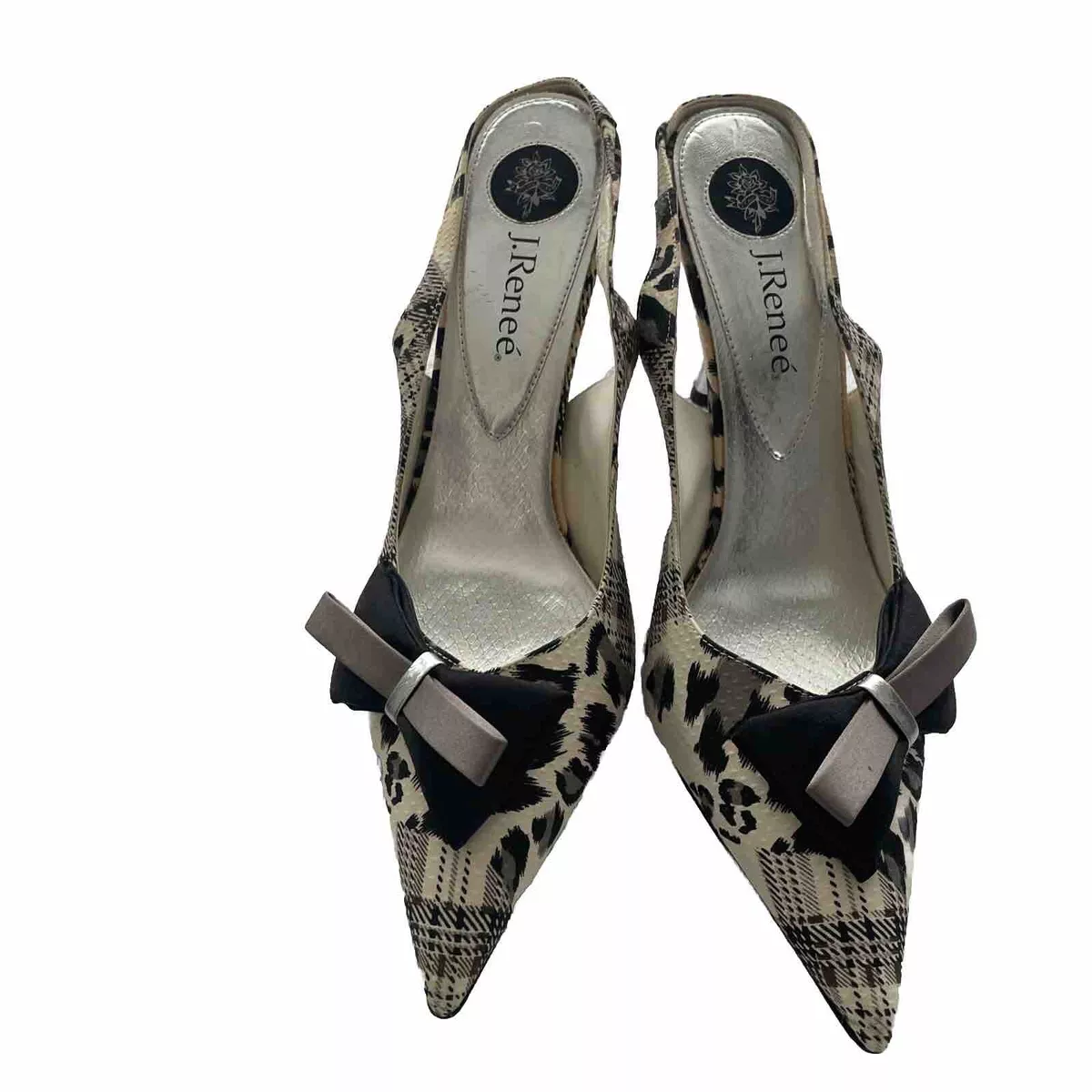 J renee black and white shoes sales