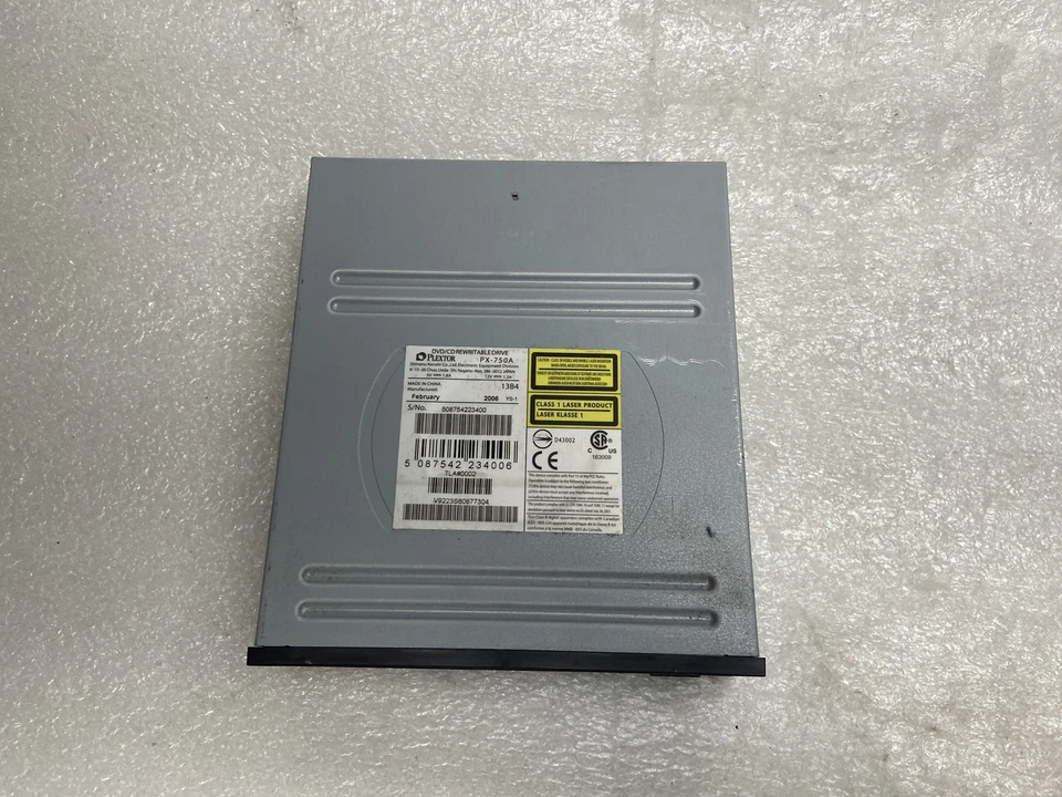 Genuine Plextor PX-750A DVD/CD-ROM Drive -PULLED- USED - Image 2 of 4