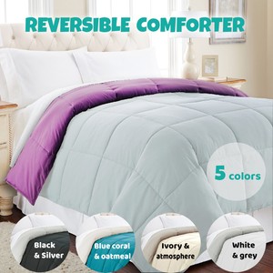 Queen King Summer Reversible Down Alternative Comforter Bedspread