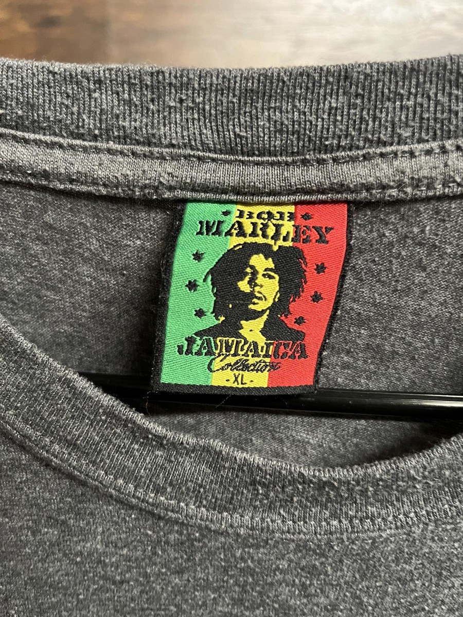 Bob Marley Smoking Weed T-shirt - Zion Rootswear -Jamaica XL