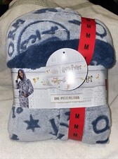 Harry Potter Wizarding World One-piece Pajama Set - Adult medium New