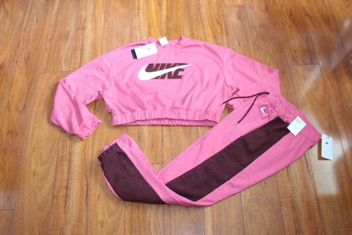 NWT WOMENS NIKE SZ S XS SWEATSHIRT SWEATPANTS SWEATSUIT eBay