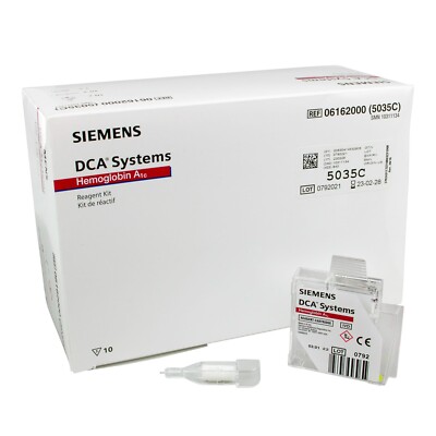 HbA1c Test Kit DCA Systems HbA1c Test 10 Tests CLIA Waived | 10311134
