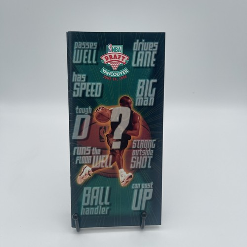 NBA Draft Programm 1998. Dirk Nowitzki, Vince Carter, Paul Pierce. - Bild 1 von 2