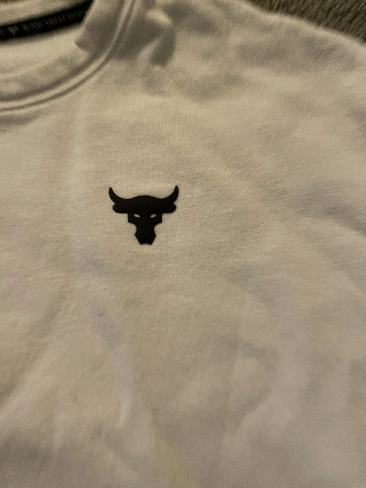 OFF WHITE Under Armour Project Rock Maglione Donna M Off White Felpa in Pile Crop