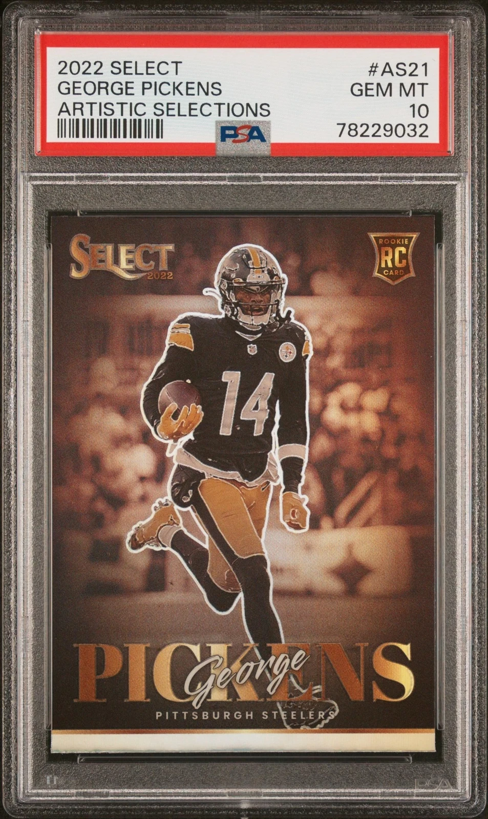 George Pickens Panini Select Artistic Selections #AS21 Base