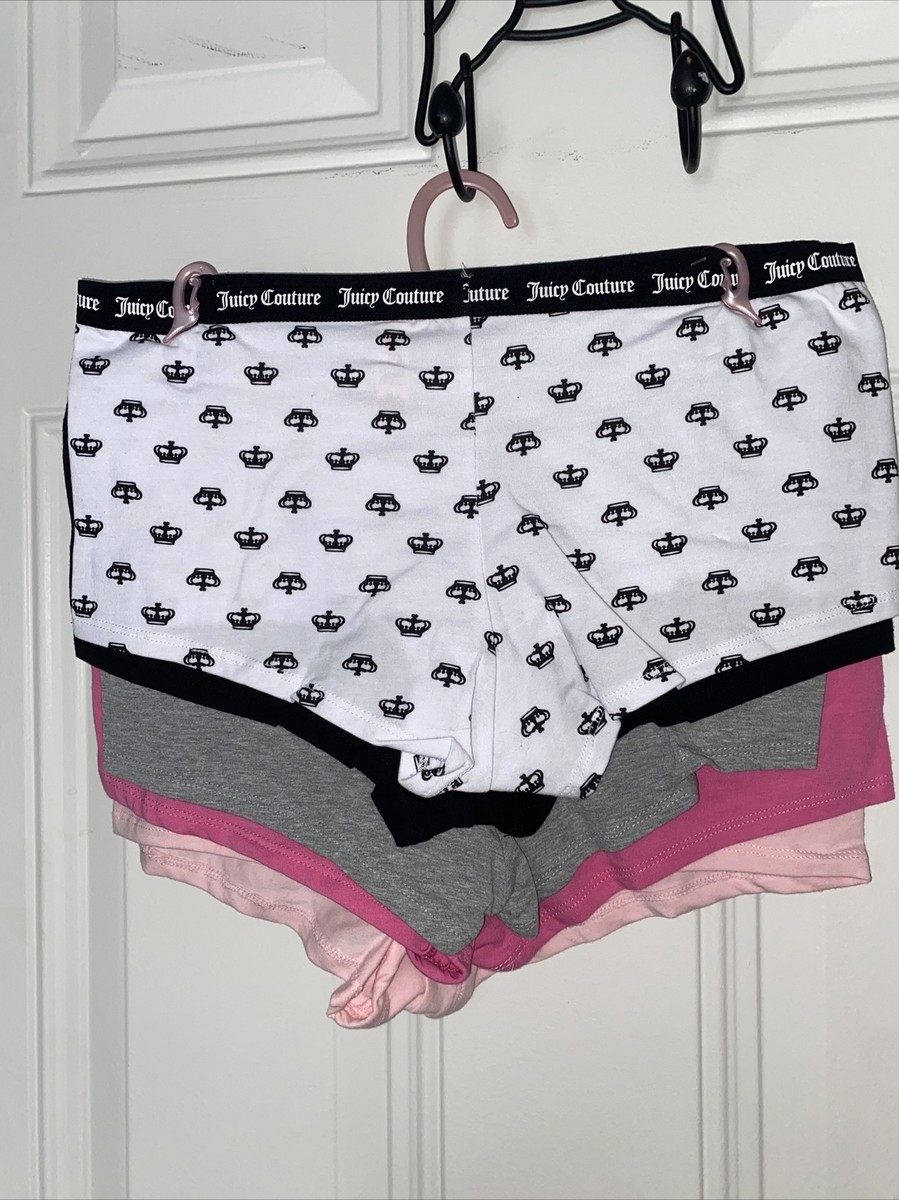 Juicy Couture~Women Boyshort Underwear Panties Cotton Blend