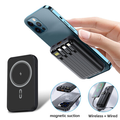 20000mAh Portatil Cargador De Bateria Inalambrico Magnetico Para iPhone 16/15/14