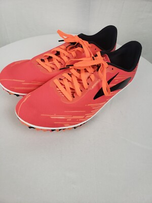 #ad NWOB Brooks Mack 18 Pink and Orange Cleats Metal Spikes not included Sz 11 $31.99