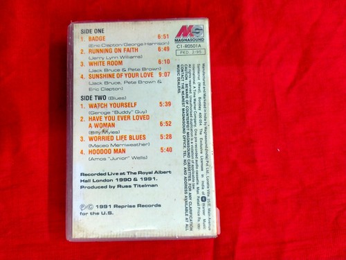 Eric Clapton 24 Nights RARE orig Cassette tape INDIA indian Clamshell 1995 - Picture 3 of 4