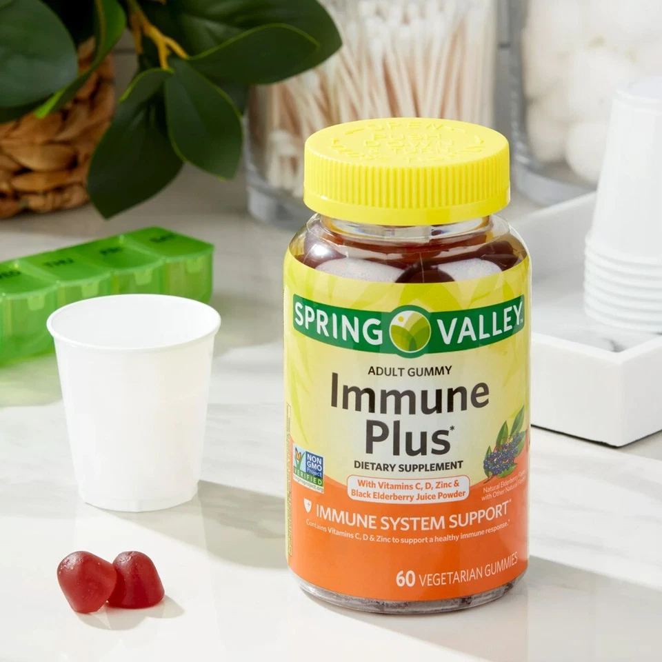 Spring Valley Immune System Plus Vegetarian Gummies, 60ct - Image 3 of 4