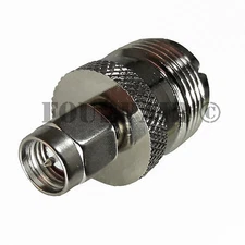 SMA Male Plug to UHF Female SO-239 Jack RF Wifi Coax Adapter Converter Connector