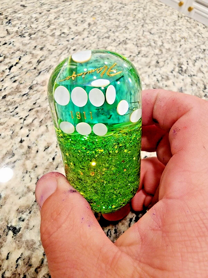 Vintage Custom Shift Knob Flamingo Dice rat fink Hot Rod Rat Rod Mooneyes - Image 2 of 4