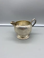 F.B. Rogers Silver Plate Cream Pitcher Vintage Pattern 1211 Circa 1940s