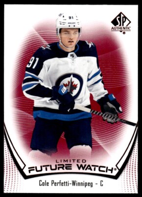 2021-22 Limited Future Watch Cole Perfetti Rookie Winnipeg Jets #155