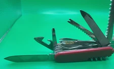 Vintage Swiss Army Knife VICTORINOX Champion Six-layer model  RED!