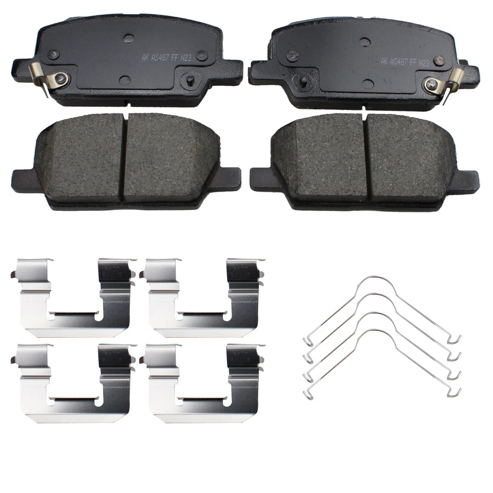 Pastillas de freno de disco delanteras de cerámica Akebono ProACT para Buick Encore Chevrolet Trax L4 Foto 2 de 4