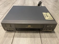 JVC VCR HR-J410U HI-Spec Drive VHS Player/Recorder - Tested and Works -No Remote