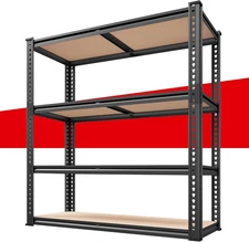 40" W Garage Shelving 2000LBS Storage Shelves Adjustable Metal Shelving 4 Tier M