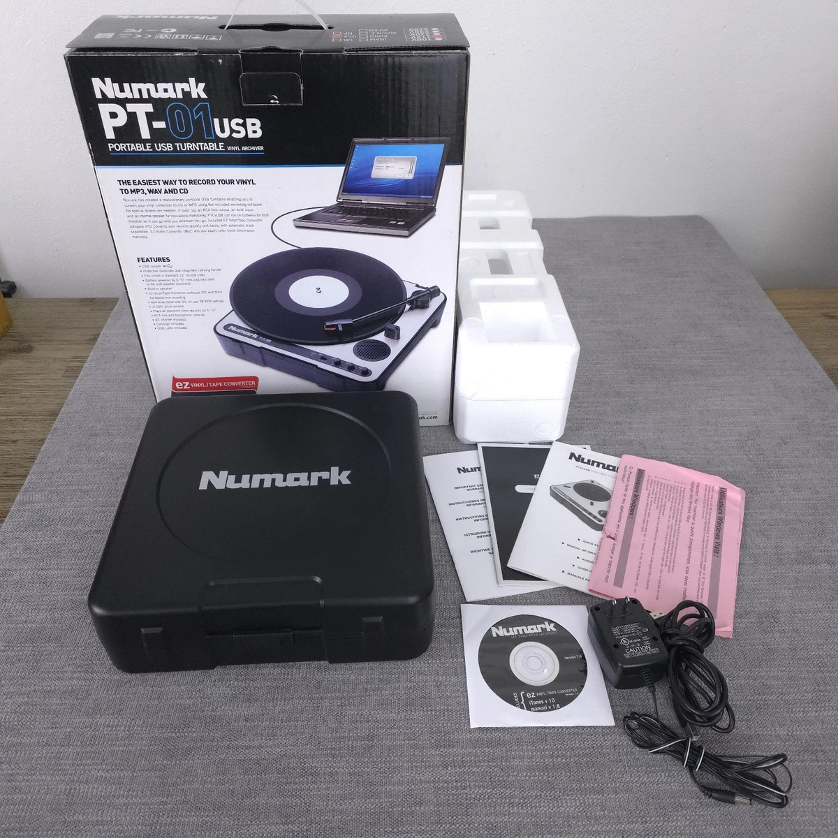 Numark PT01 USB Out DJ Turntables for sale | eBay