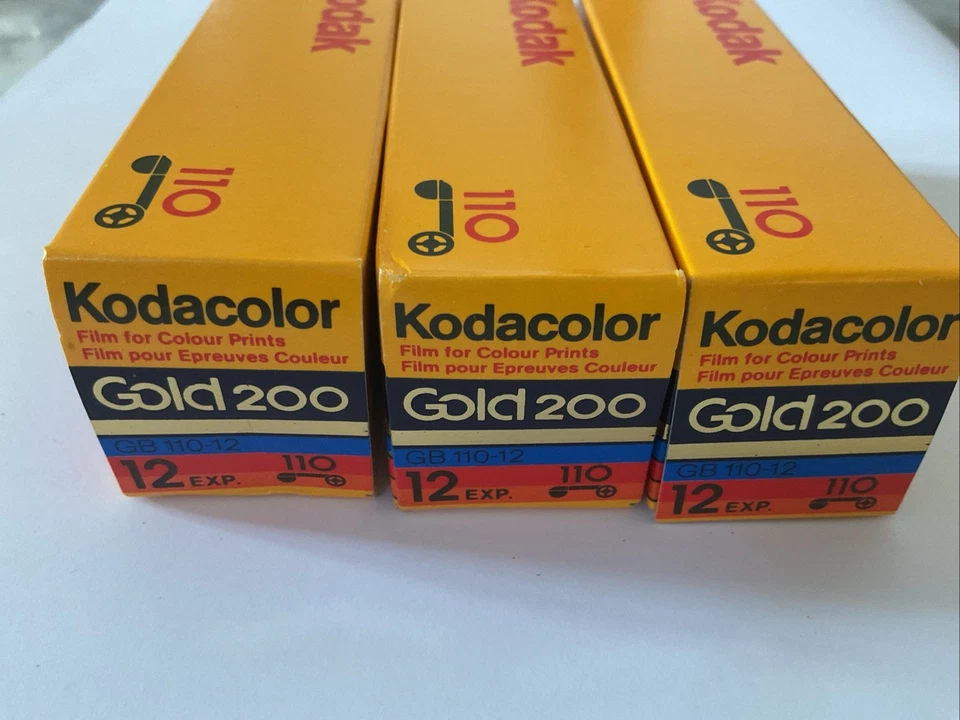 3 Pellicules KODACOLOR film GOLD 200 12 Exp 13 X 17 mm ISO 200/24° Kodak Pathe 1 - Photo 3/4