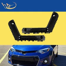 Pair For 2014-2016 Toyota Corolla Front Bumper Support Brackets Left+Right Side