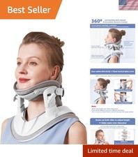 Adjustable Cervical Neck Traction Device for Pain Relief and Posture Correction