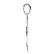 14k Gold Filigree Cross Charm M2244