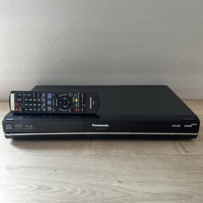 Panasonic DMR-PST500 Lecteur Blu-Ray 3D HDD TNT SAT Canal Ready Avec Télécommand - Photo 1/4