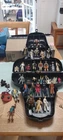 VTG 70s 80s Kenners Star Wars Darth Vader Black Carry Case 30 Action Figures