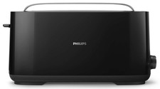 Philips 1 toaster mit langem schlitz 1030w schwarz