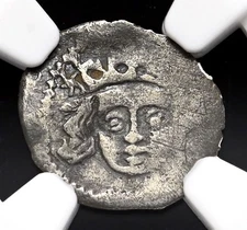 ​IRELAND. Edward IV, 1471-1483. Silver Penny. Dublin, S-6373K, NGC VF20