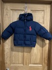 POLO RALPH LAUREN Hooded Puffer Down Jacket Navy Big Pony Toddler 3/3T — photo 1