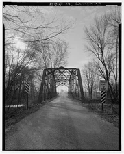 Attica Bridge,Deer Creek,Young America,Cass County,Indiana,IN,Historic Survey,2