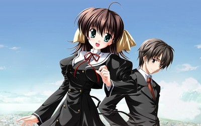 Anime ef a tale of memories miyamura miyako hiro hirono Custom Gaming Mat Desk