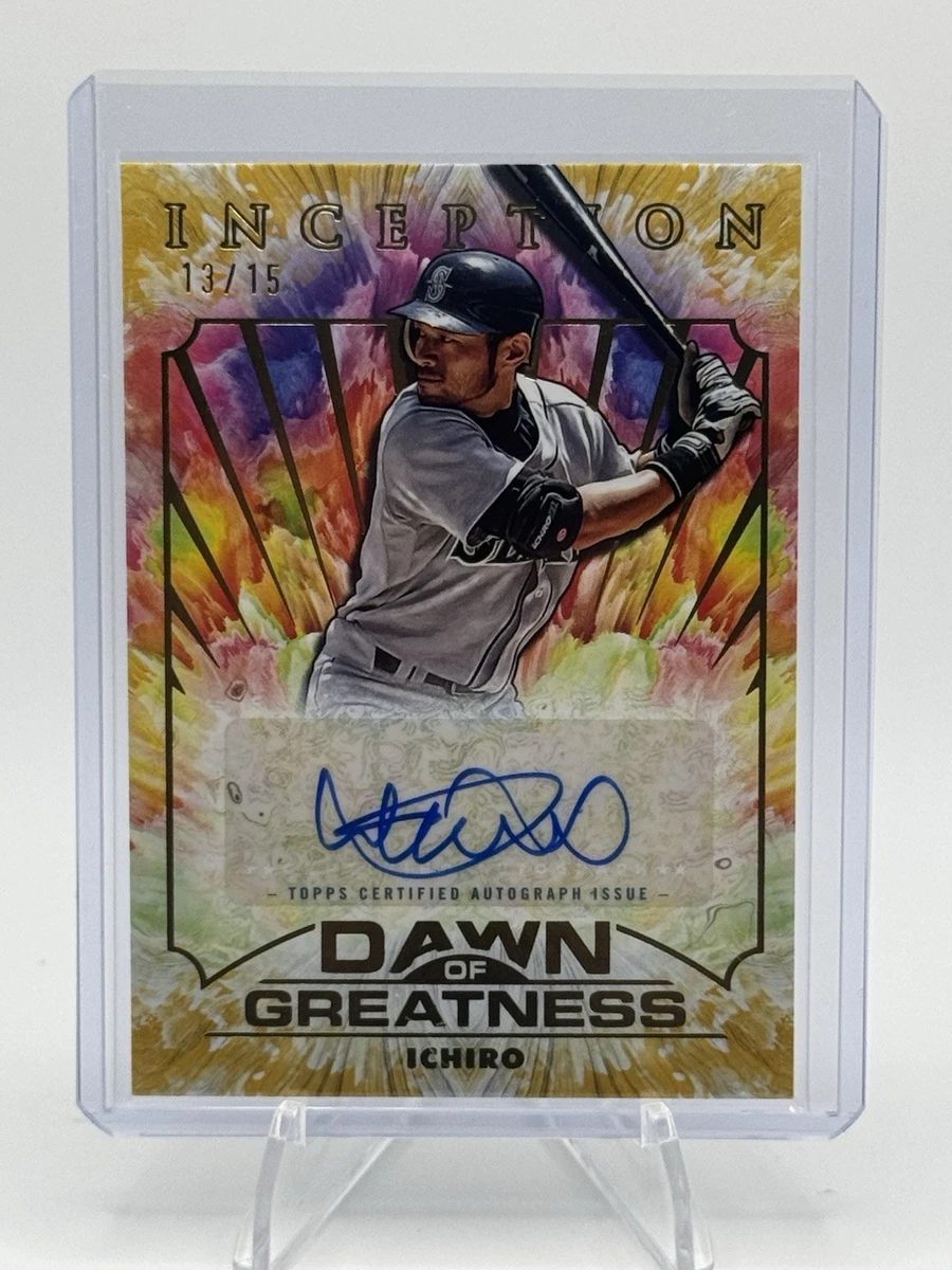 Topps Ichiro Suzuki Autographed Baseball Sports Trading Cards