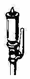 Cal Scale 190-250 HO Scale Steam Locomotive Whistle Brass Casting