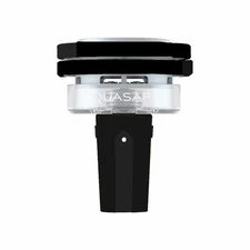 Glass Smoke Bowl Quasar  Crystal Smoke Pot Charcoal Isolation BLACK