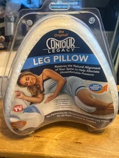 NEW Contour Legacy Leg Pillow Reduce Pressure on Lower Back Knees Memory Foam