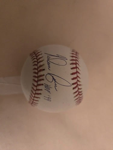Nolan Ryan Autograph Baseball Inscription Hof 99 Steiner Hologram