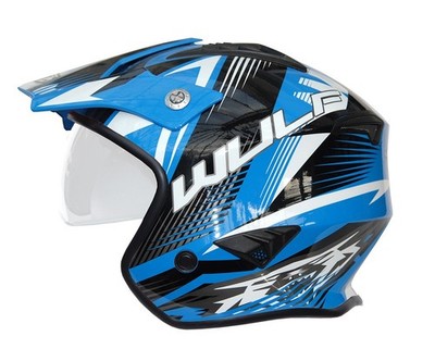 Trial Motocross MX Helm Jethelm Wulfsport ASPECT Erwachsene Gr. XS-M NEU OHNE KARTON